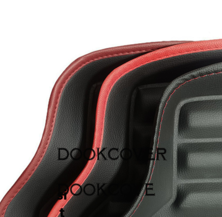 کفپوش صندوق خودرو پنج بعدی X55 - X55PRO مدل پانیذ (مشکی نوار زرشکی)